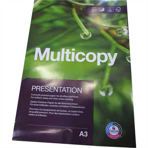 MultiCopy Multifunktionspapier Presentation, A3, 90 g/m², ECF, weiß (500 Blatt)