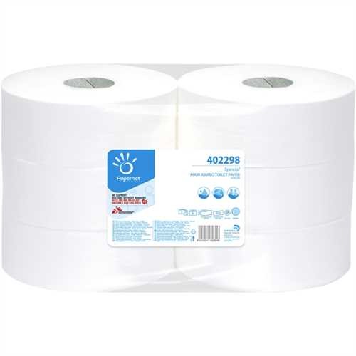 Papernet Toilettenpapier, Special Maxi Jumbo, 2lagig, auf Rolle, 810 Blatt, weiß (6 Rollen)