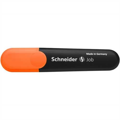 SCHNEIDER Textmarker Job, nachfüllbar, Keilspitze, 1 - 5 mm, Schreibfarbe: orange