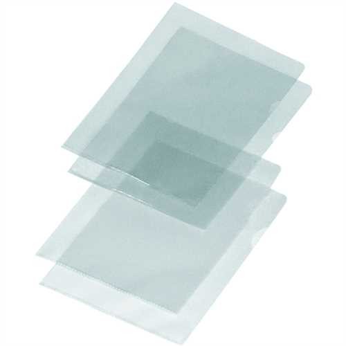 VELOFLEX Sichthülle, PVC-Weichfolie, oben / rechts offen, A4, 0,18 mm, glasklar (50 Stück)