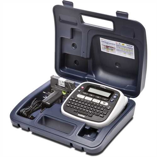 brother Beschriftungsgerät, mit Koffer, P-touch D200BW, Tischgerät, für: TZe-Bänder, Bedienung über: