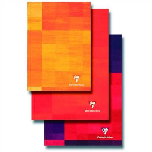 Clairefontaine Notizbuch, kariert, 11 x 17 cm, 90 g/m², holzfrei, sortiert, 96 Blatt