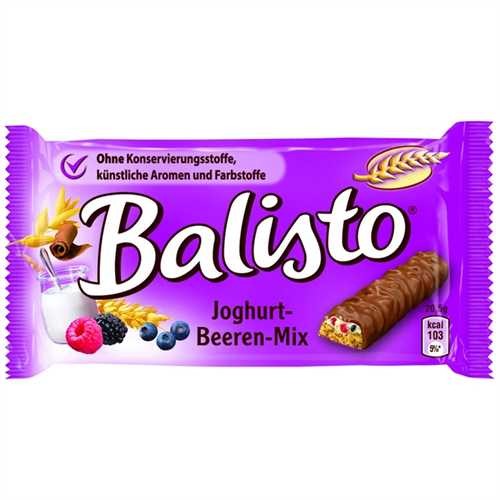 Balisto Schokoladenriegel, Joghurt-Beeren-Mix, 20 x 37 g (740 g)