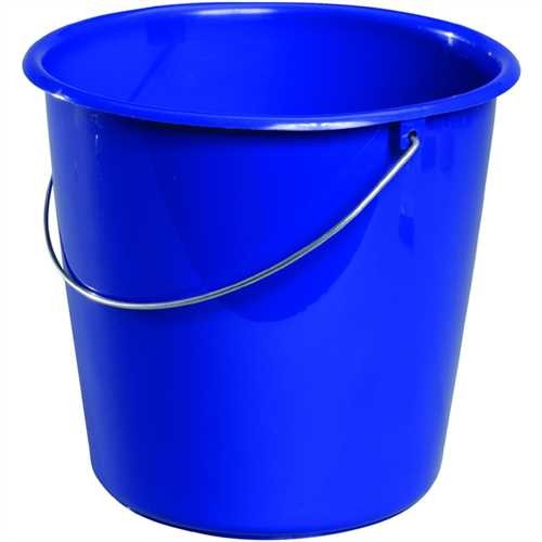 meiko Eimer, Kunststoff, ohne Ausgießer, rund, 5 l, blau