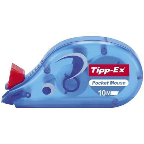 Tipp-Ex Korrekturroller Pocket Mouse, 4,2 mm x 10 m, blau