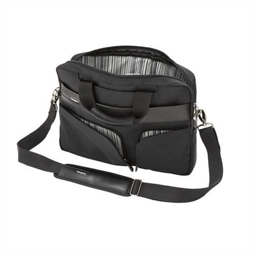 TARGUS Laptoptasche Lomax, Polyester, Diagonale: 33,78 cm, 35 x 8 x 28 cm, schwarz