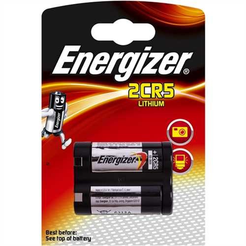 Energizer Batterie, Lithium, 2CR5, 6 V, 1.500 mAh (1 Stück)