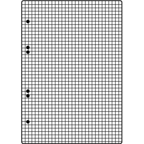 BRUNNEN Ringbucheinlage, kariert, 6fach Lochung, A5, 70 g/m² (50 Blatt)