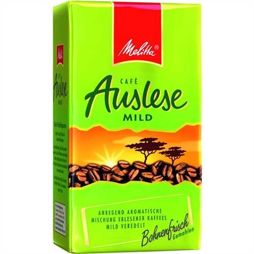 Melitta Kaffee, Auslese MILD, koffeinhaltig, gemahlen, Packung (500 g)