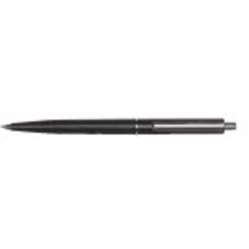 Simply™ Kugelschreiber, Druckmechanik, M, Schaftfarbe: schwarz, Schreibfarbe: schwarz (50 Stück)