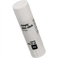 Simply™ Klebestift, rund, Klebstoff: farblos (20 g) Simply™ Klebestift, rund, Klebstoff: farblos (20 g)