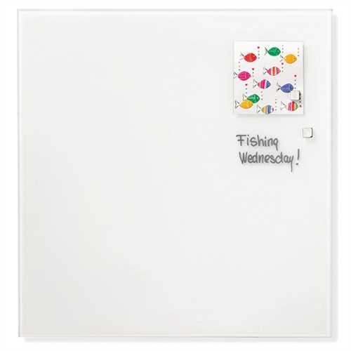 Franken Magnetische Design-Schreibtafel, Abmessungen: 120 x 120 cm. Farbe: weiß
