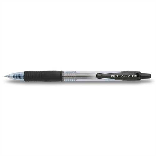 PILOT Gelschreiber BL-G2-5, Druckmechanik, 0,3 mm, Schreibfarbe: schwarz