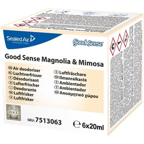 Diversey Duftnachfüllung, Good Sense Magnolia & Mimosa, Nachfüllung, 12 x 20 ml 6 Stück
