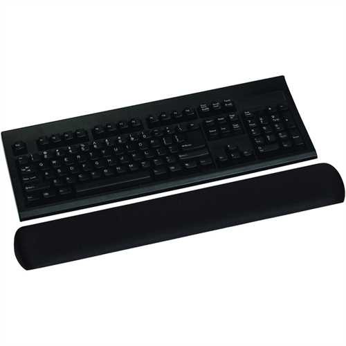 3M™ Handgelenkauflage, Gel, Textiloberfläche, für Tastatur, 48 x 7 cm, Stärke: 2 cm, schwarz