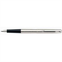 PARKER Füllhalter JOTTER, CT, nachfüllbar, für Patronen/Konverter, Edelstahlfeder, M, Schreibfarbe:  PARKER Füllhalter JOTTER, CT, nachfüllbar, für Patronen/Konverter, Edelstahlfeder, M, Schreibfarbe: