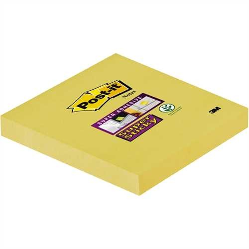 4 + 2 GRATIS: Post-it® Super Sticky Notes Haftnotizen extrastark gelb 4 Blöcke + GRATIS 2 Blöcke