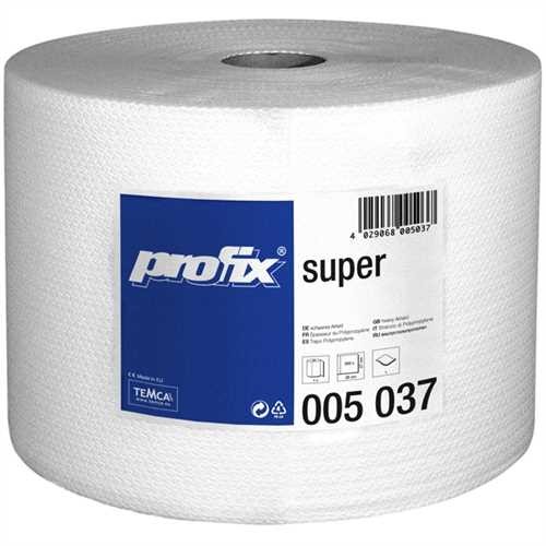 profix Wischtuch super, Airlaid, 1lagig, auf Rolle, 500 Tücher, 27 x 38 cm, hochweiß