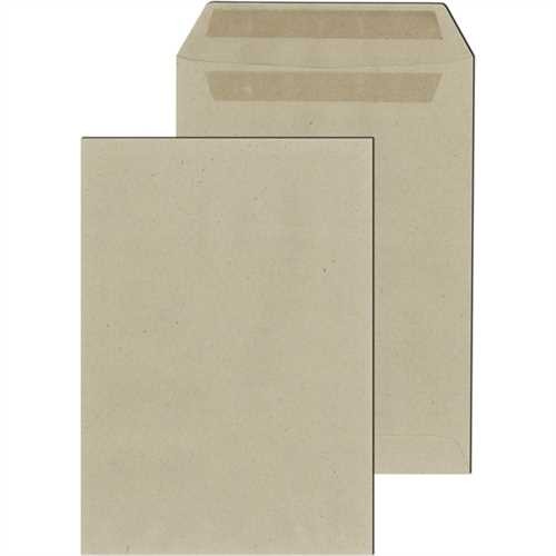 MAILmedia Versandtasche, ohne Fenster, selbstklebend, C5, 162 x 229 mm, 80 g/m², Recycling, grau (50