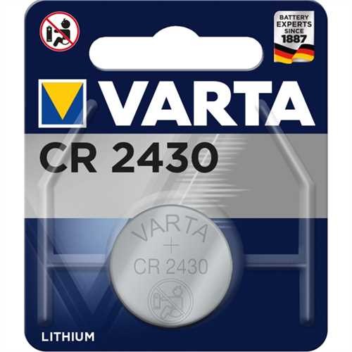 VARTA Knopfzelle Electronics, Lithium, CR2430, 3 V, 280 mAh