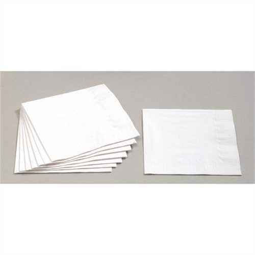 PAPSTAR Serviette, Tissue, 3lagig, 1/4 Falz, 33 x 33 cm, weiß (250 Stück)