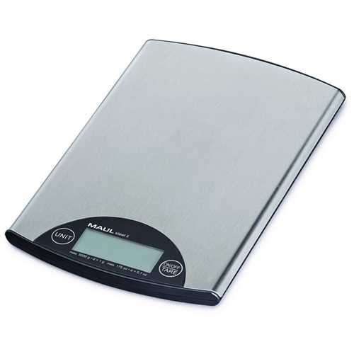 MAUL Briefwaage MAULsteel ll, Batteriebetrieb, Wiegebereich bis: 5.000 g, Teilung: 1 g, 135 x 205 x