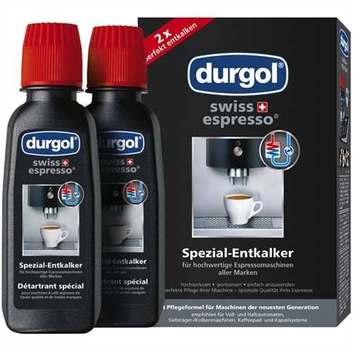 durgol Entkalker, swiss espresso, flüssig, Flasche, 2 x 125 ml (250 ml)