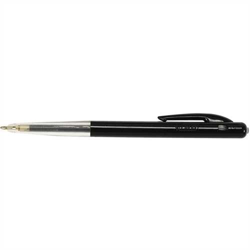 BIC Kugelschreiber M10™ clic, Einweg, Druckmechanik, F, 0,3 mm, Schreibfarbe: schwarz