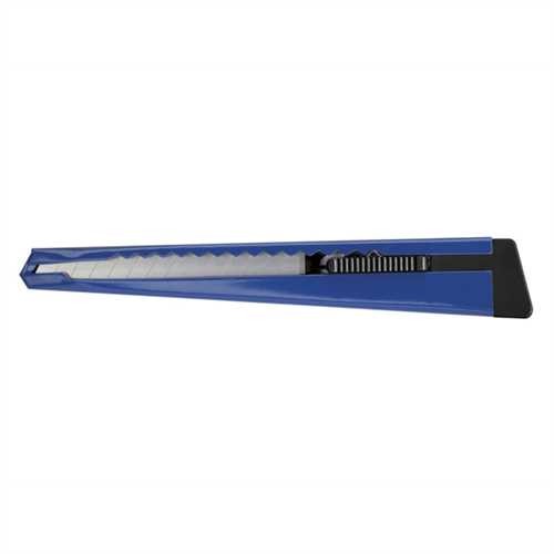 WESTCOTT Cutter, Metall, 9 mm, mit Sicherheitsarretierung, blau/schwarz