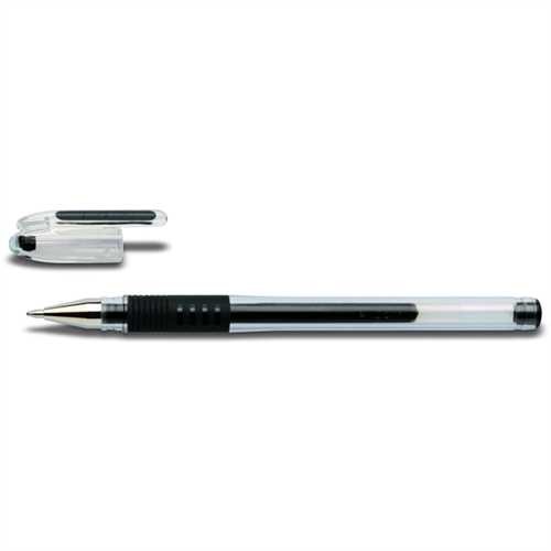 PILOT Gelschreiber G-1-10 Grip KLASSIK BLGP-G1-10, mit Kappe, 0,6 mm, Schreibfarbe: schwarz