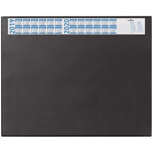DURABLE Schreibunterlage, mit Vollsichtauflage, 65 x 52 cm, schwarz