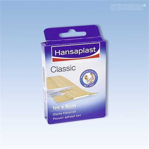 Hansaplast Pflaster Classic, 6 cm x 1 m, hautfarben (1 Stück)