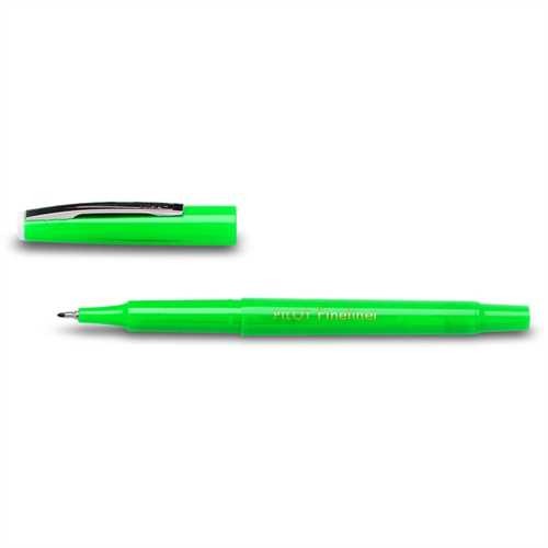 PILOT Fineliner SW-PPF, mit Kappe, 0,4 mm, Schaftfarbe: in Schreibfarbe, Schreibfarbe: grün