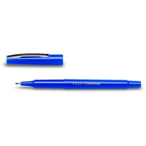 PILOT Fineliner SW-PPF, mit Kappe, 0,4 mm, Schaftfarbe: in Schreibfarbe, Schreibfarbe: blau