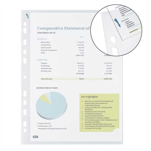 ELBA Prospekthüllen ""Economy"" Quick'In A4, PP, oben offen, Stärke: 0,7 mm, 100 Stück im Karton