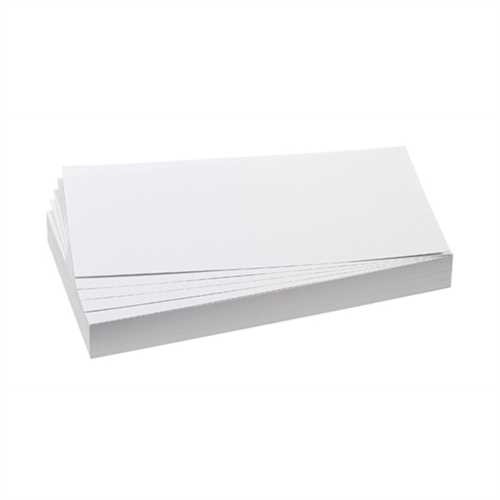 FRANKEN Moderationskarte, Rechteck, 20,5 x 9,5 cm, 130 g/m², weiß (500 Stück)