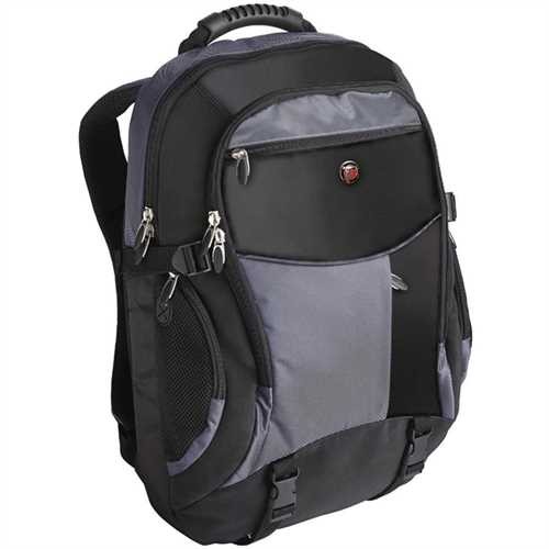 TARGUS Laptoprucksack XL, Nylon, Diagonale: 46,74 cm, 35 x 11 x 55 cm, schwarz/blau