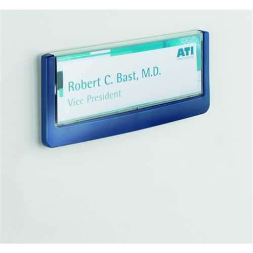 DURABLE Türschild CLICK SIGN, Schild B x H: 149 x 52,5 mm, dunkelblau