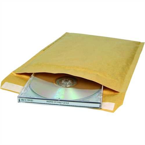 SUMO Papierpolstertasche, haftklebend, Typ: CD, innen: 165 x 175 mm, braun (100 Stück)