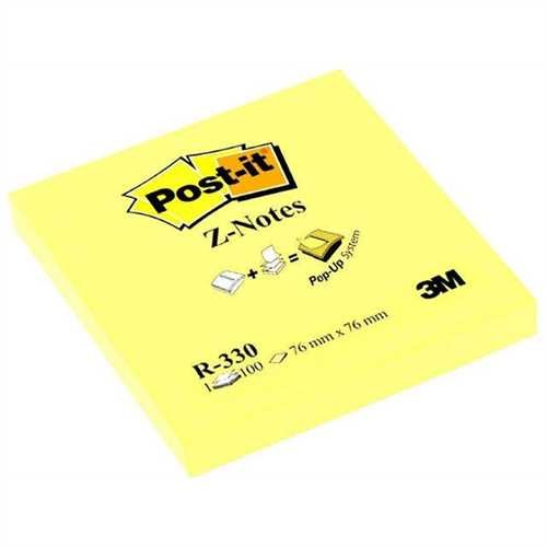 Post-it® Z-Notes Haftnotizen Standard R330 gelb 12 Blöcke