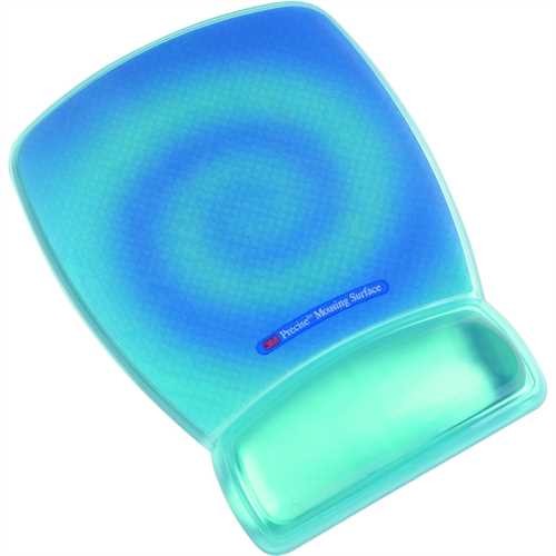 3M™ Mauspad, mit Handgelenkauflage, 17 x 22 cm, blau