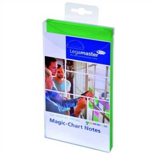 Legamaster Haftnotiz Magic-Chart Notes, rechteckig, 10 x 20 cm, grün (100 Stück)