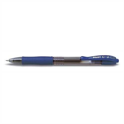 PILOT Gelschreiber G-2 10, Druckmechanik, 0,6 mm, Schreibfarbe: blau