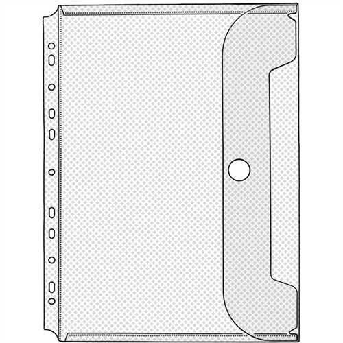 VELOFLEX Prospekthülle Jumbo, für 30 Blatt, PP, Eurolochung, A4, 0,2 mm, transparent