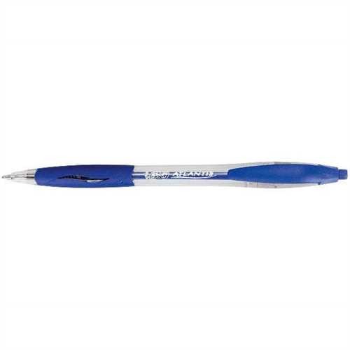 BIC Kugelschreiber Atlantis™ Classic, nachfüllbar, Druckmechanik, 0,4 mm, Schreibfarbe: blau