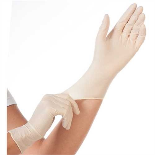 HYGOSTAR Handschuh GRIP, Latex, puderfrei, Größe: S, weiß (100 Stück)