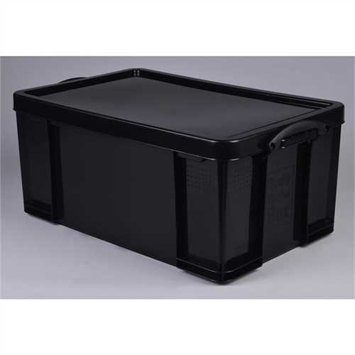 Really Useful Box Aufbewahrungsbox, PP, 64 l, 71 x 44 x 31 cm, schwarz
