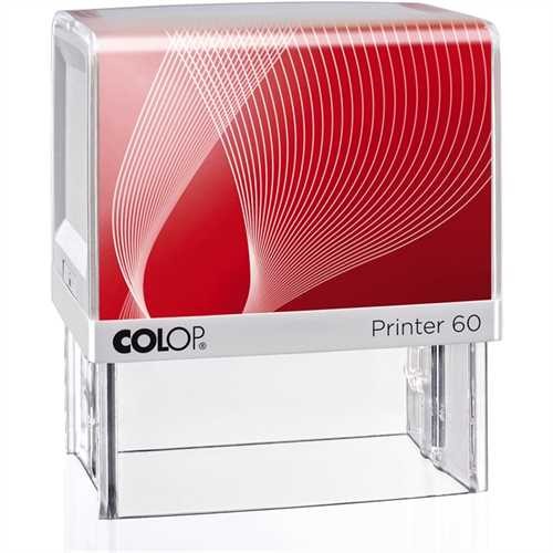 COLOP Textstempel Printer Line, mit Gutschein, 76 x 37 mm, 8zeilig, rot