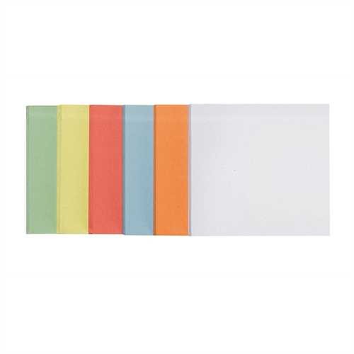 Franken Selbsthaftende Moderationskarten Quadrat, 105 x 95 mm, sortiert, 100 Stück