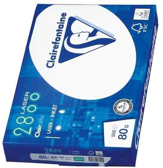 Clairefontaine Kopierpapier Laser2800 DIN A4 80 g/qm 500 Blatt